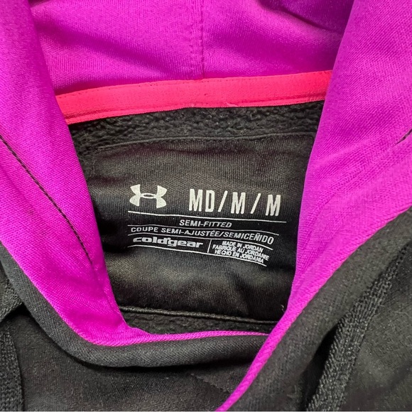 Under Armour semi fitted pullover hoodie SZ MED - Picture 3 of 3